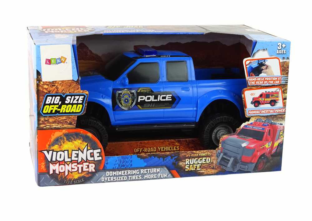 Žaislinis policijos automobilis, mėlynas