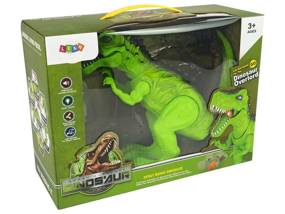 Interaktyvus dinozauras, žalias