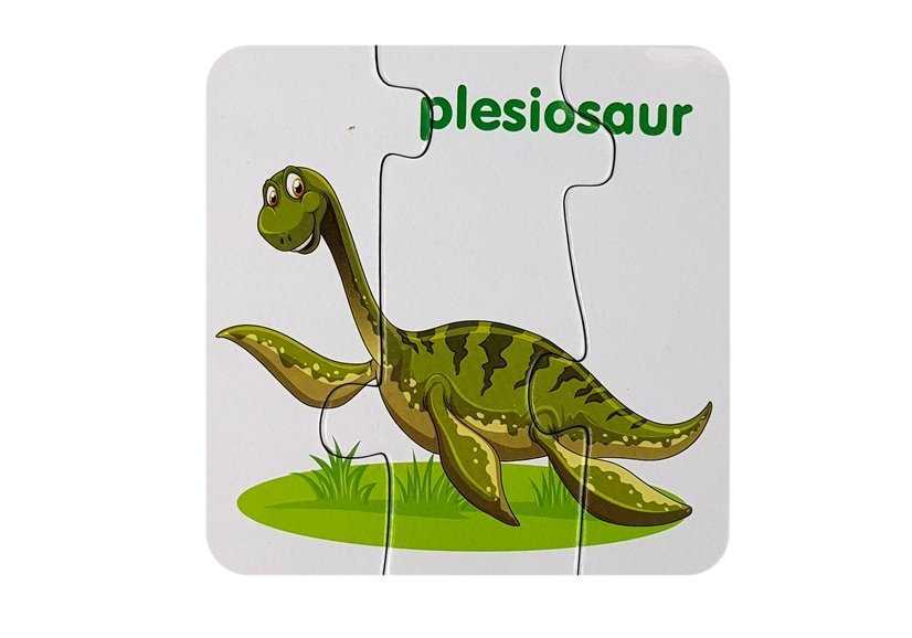 Edukacinis 10 dėlionių rinkinys „Dinozaurai“