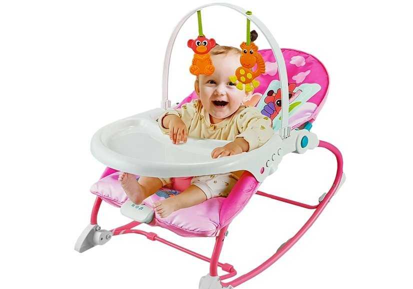 Kūdikio kėdė 2in1, rožinė