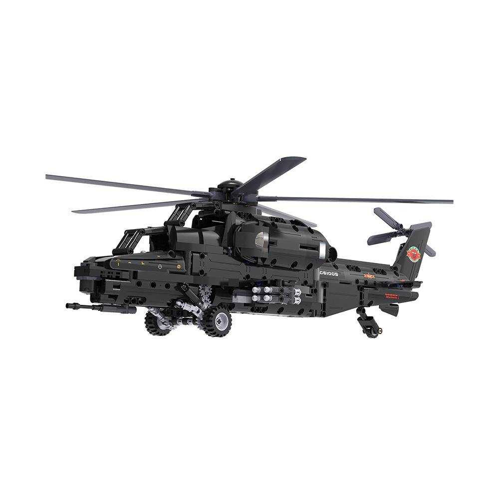 Cada konstruktorius sraigtasparnis su nuotolinio valdymo pultu, 989 elementai
