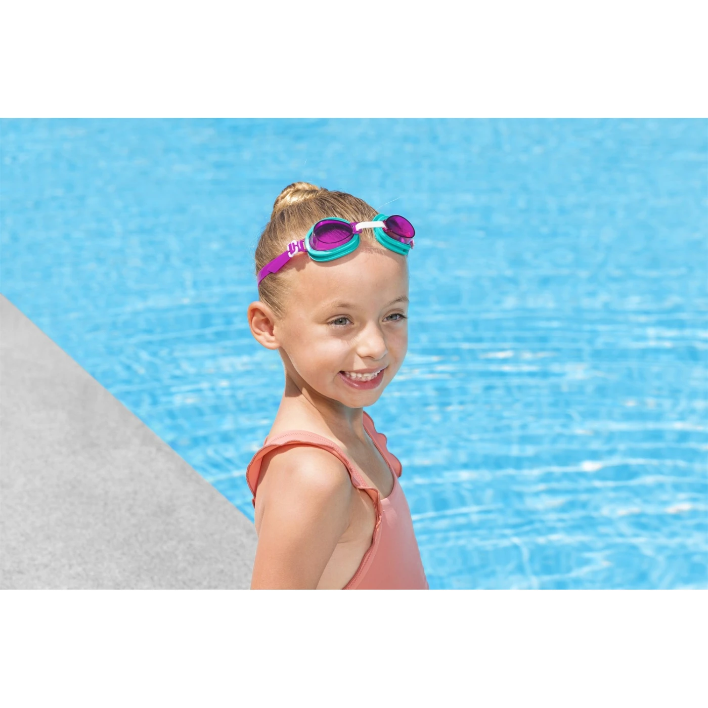 Bestway Hydro-Swim plaukimo akiniai, rožiniai