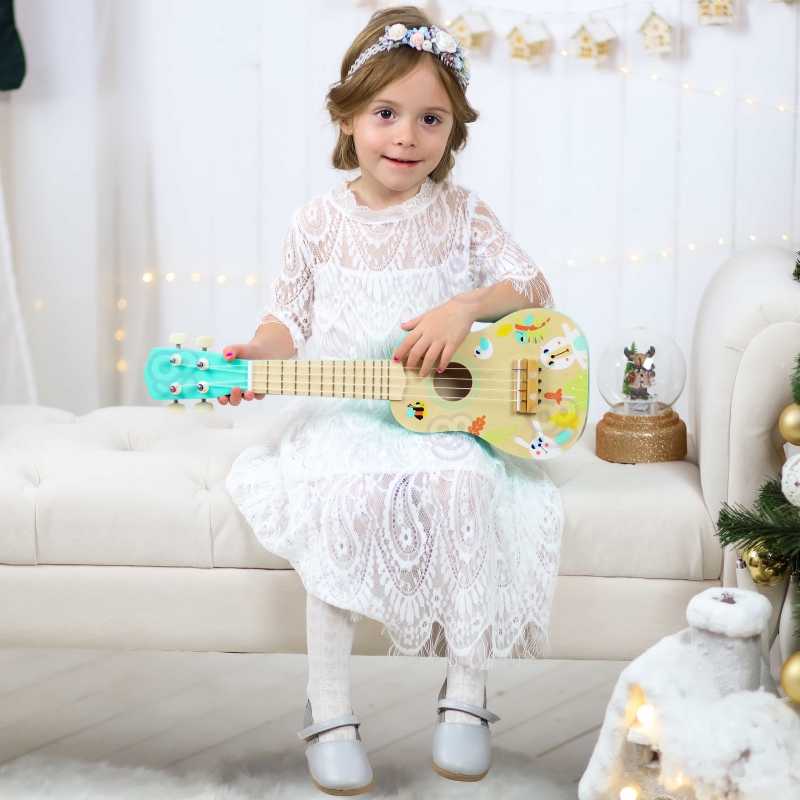 Medinė vaikiška gitara - Tooky Toy