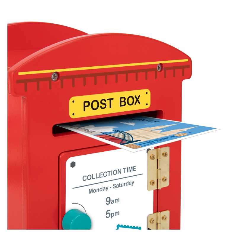 Medinė vaikiška pašto dėžutė