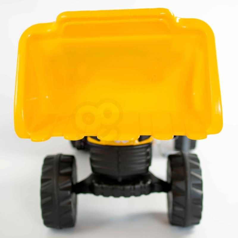 Pedalais minamas traktorius Farmer MaxTrac Classic Bucket, geltonas
