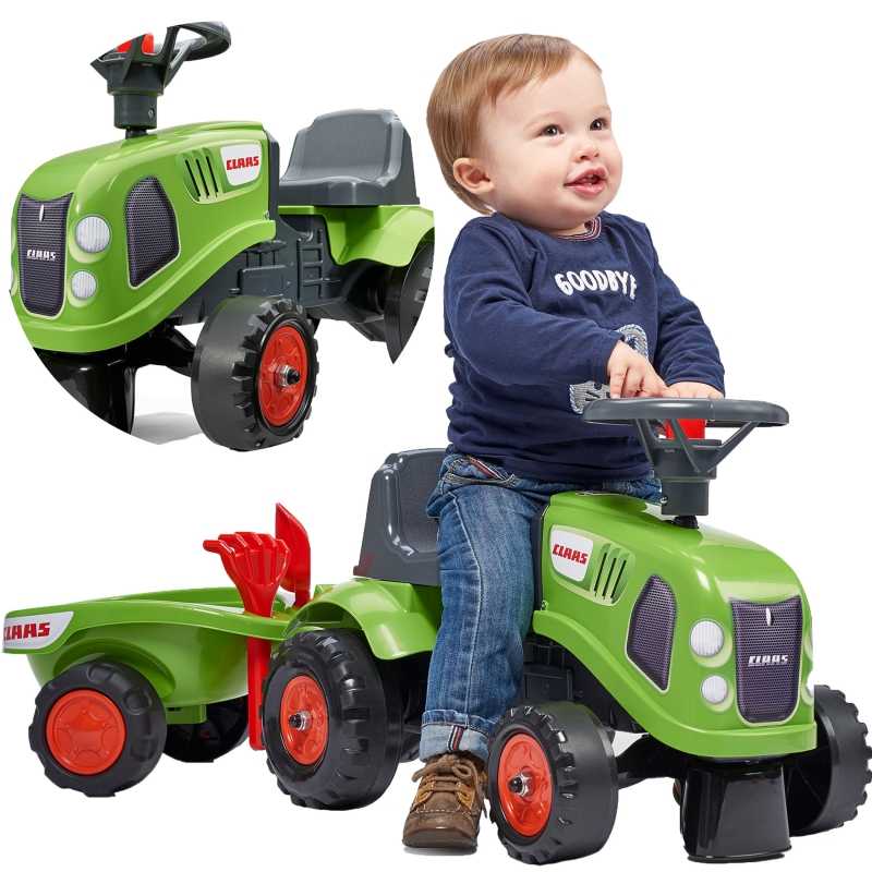 Vaikiškas paspiriamas traktoriukas