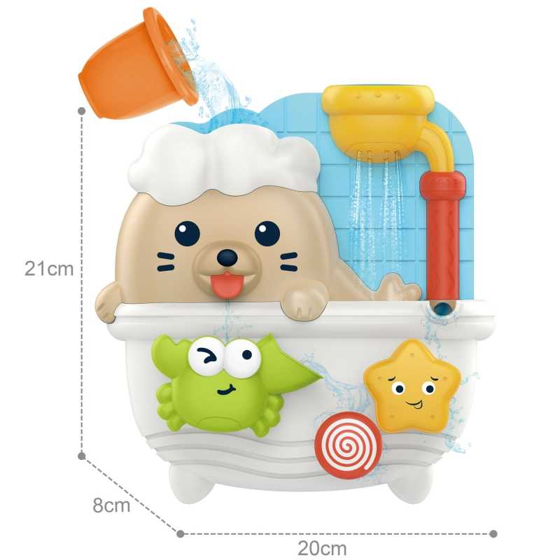 WOOPIE vonios žaislas - maudantis ruonis vonioje