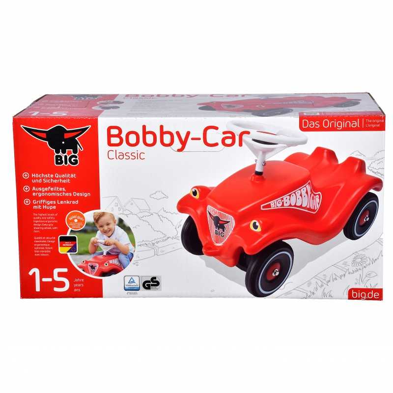 Paspiriamas automobilis - Bobby Car Classic, raudonas 