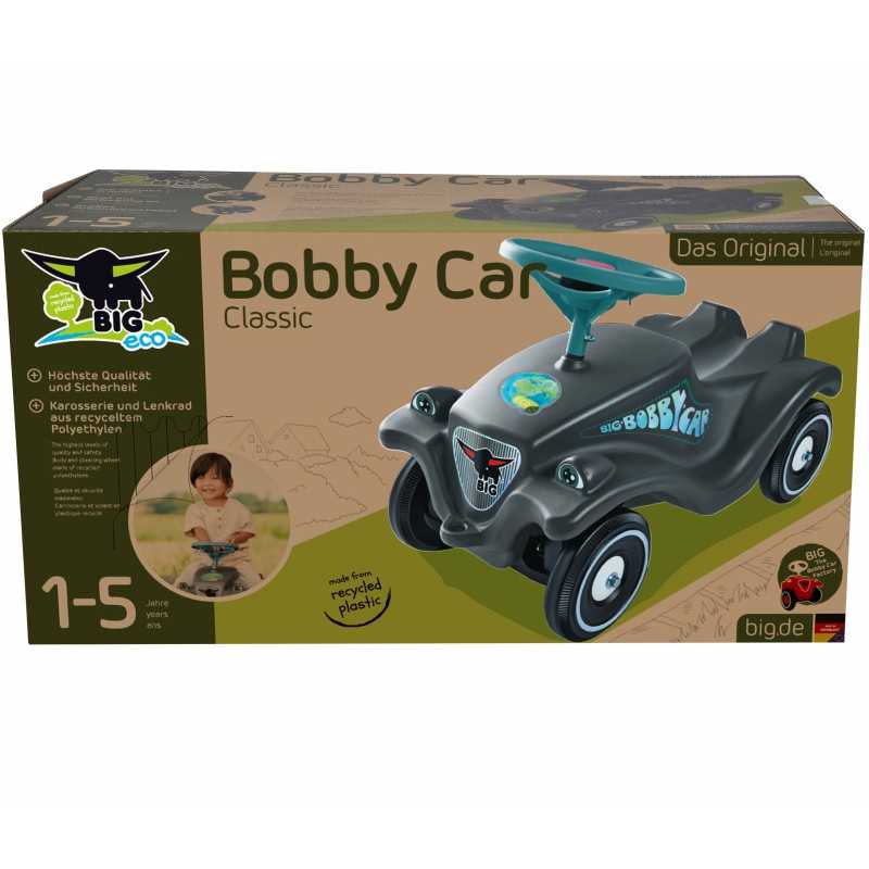 BIG Bobby Car Classic Eco Rider paspiriama mašinėlė, pikos spalvos