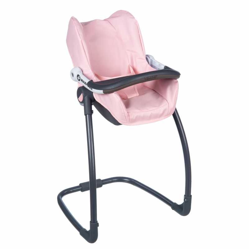 3in1 lėlės maitinimo kėdutė Maxi Cosi Quinny, rožinės spalvos