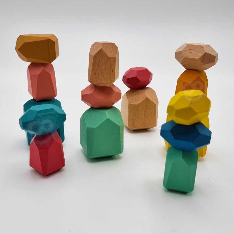 Mediniai balansavimo akmenukai - Tooky Toy