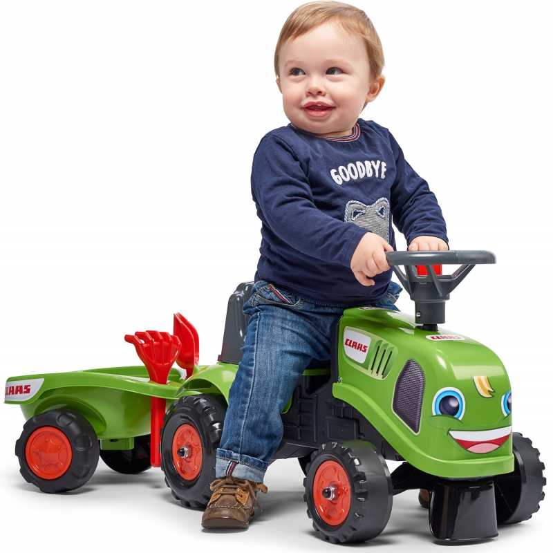 Vaikiškas paspiriamas traktoriukas