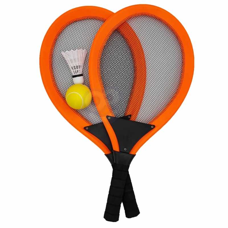 Didelės badmintono raketės vaikams, oranžinės
