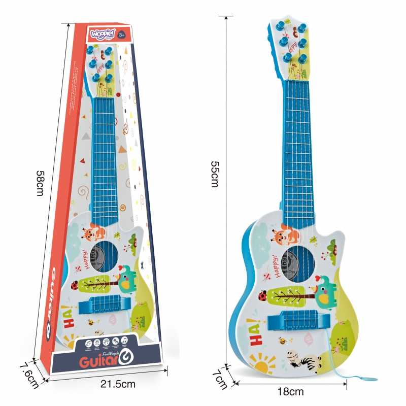 Vaikiška gitara, mėlyna