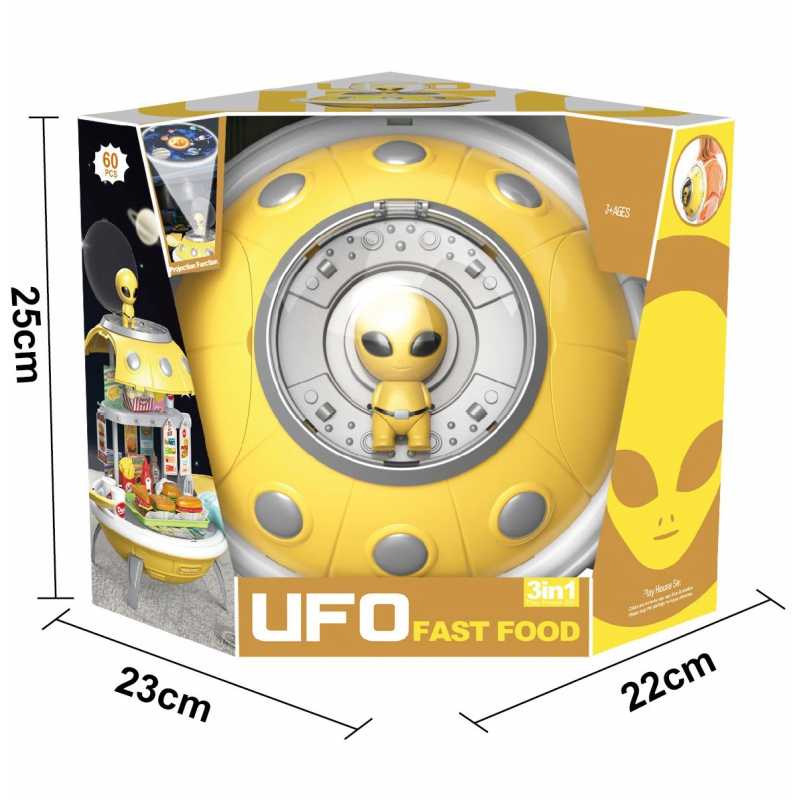 Sulankstomas greito maisto restoranas UFO