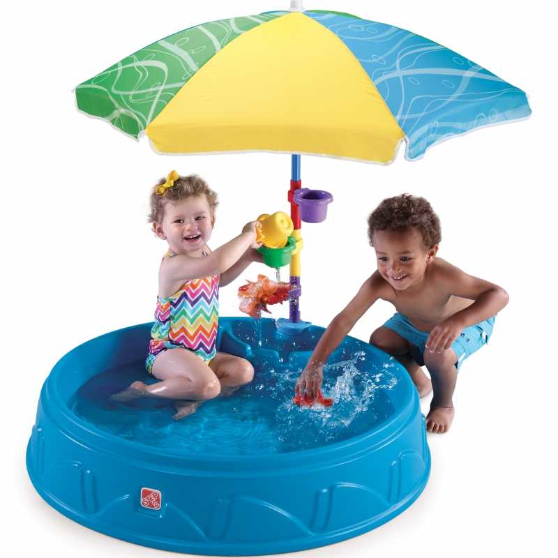 Vaikiškas sodo baseinas su skėčiu Step2