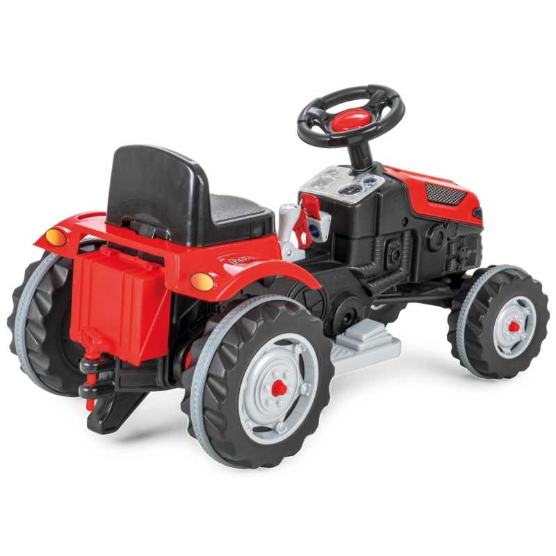 Woopie Farmer PowerTrac akumuliatorinis traktorius, raudonas			
