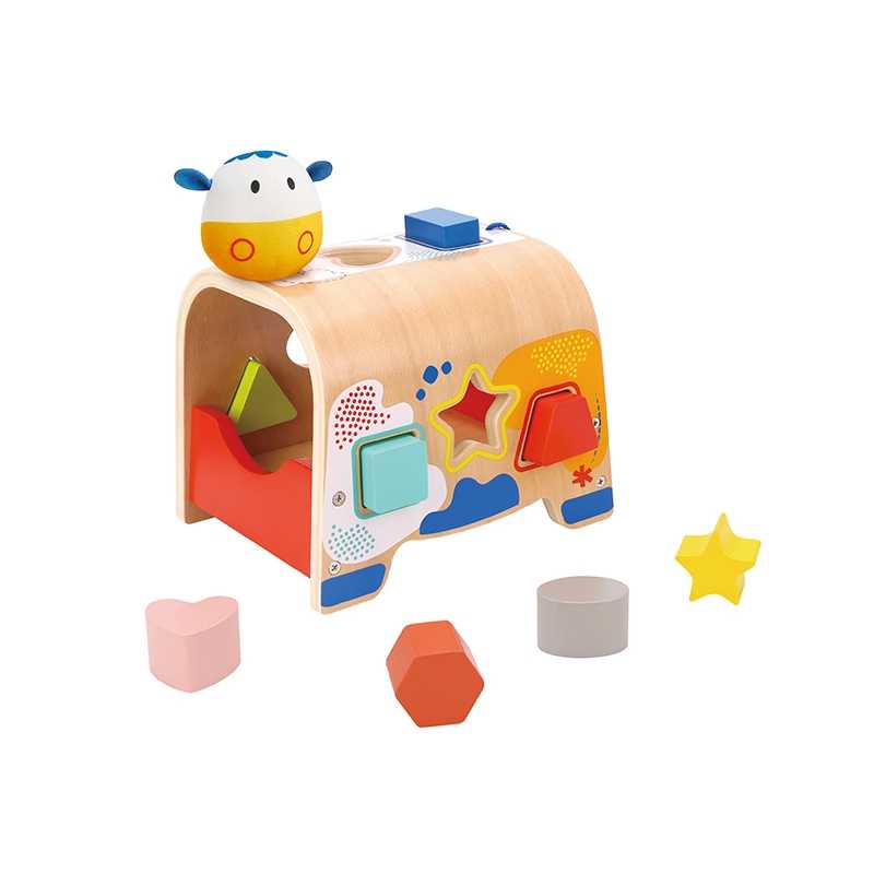 Medinis žaislas su formelėmis - Karvė