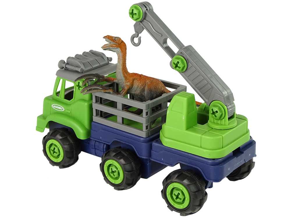  Sunkvežimis su įrankiais ir dinozauru