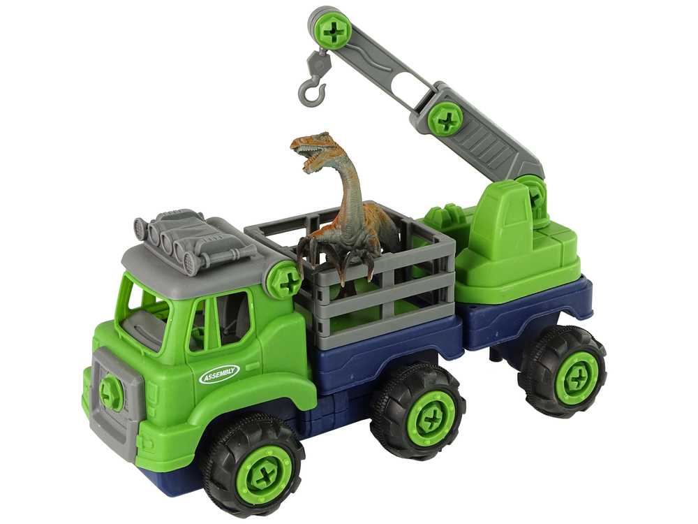  Sunkvežimis su įrankiais ir dinozauru