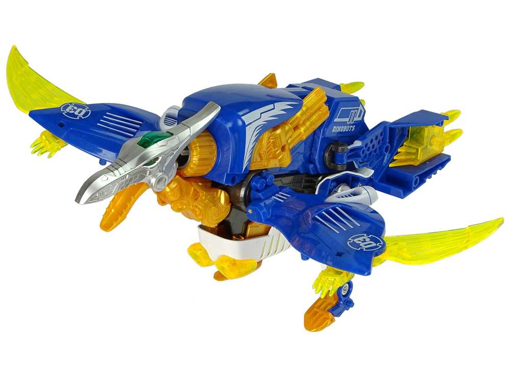 Žaislinis ginklas su taikiniu ir šoviniais - Dinobots, mėlynas