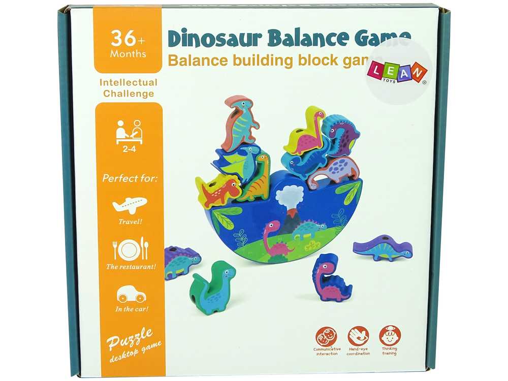 Medinis balansavimo žaidimas Dinozaurai