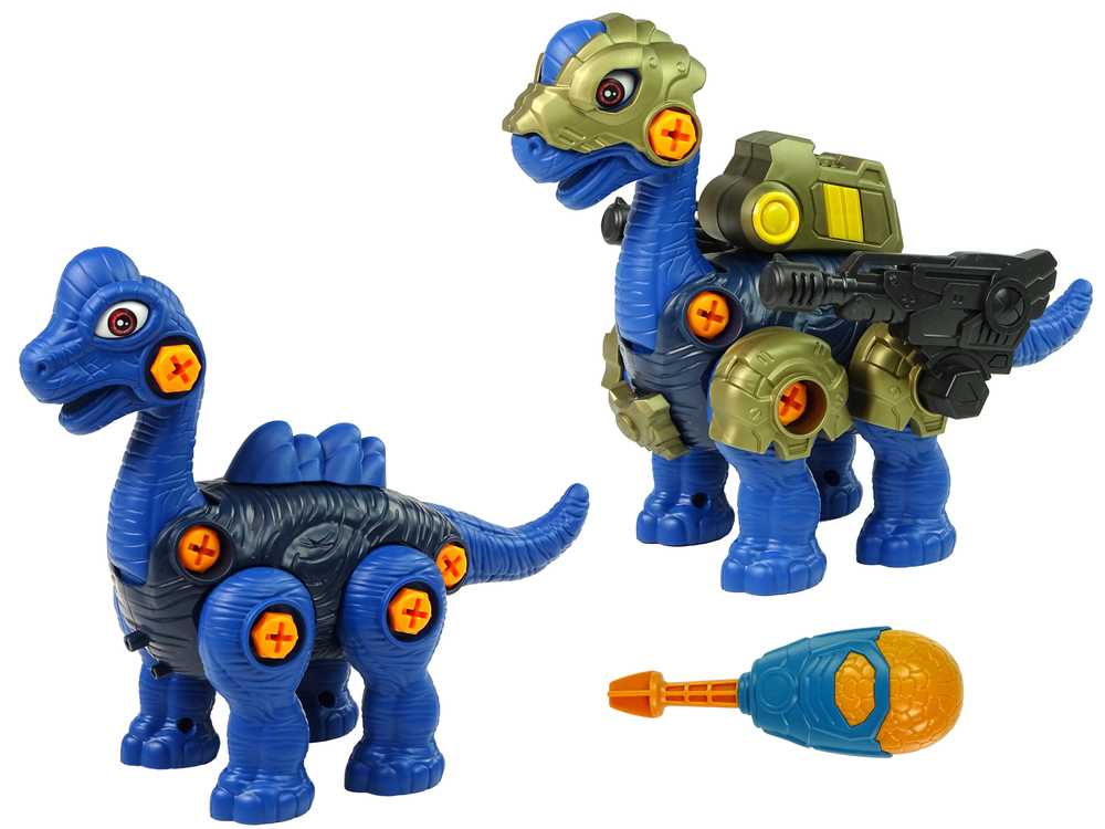 Dinozauras su garso ir šviesos efektais, mėlynas