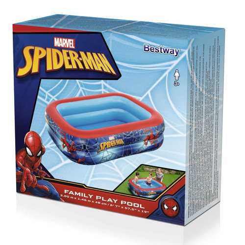 Pripučiamas baseinas Bestway Spiderman, 200x148x48