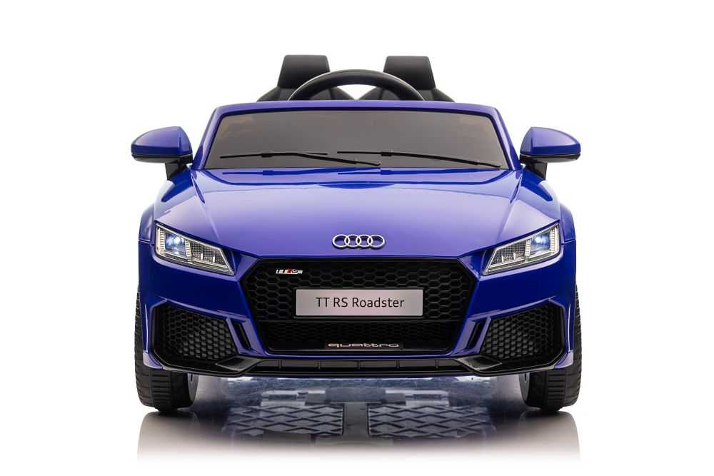 Dvivietis elektromobilis Audi TT RS, mėlynas