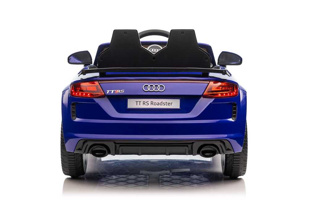 Dvivietis elektromobilis Audi TT RS, mėlynas