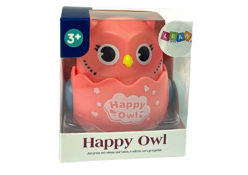 Žaislinė pelėda - Baby Owl, rožinė