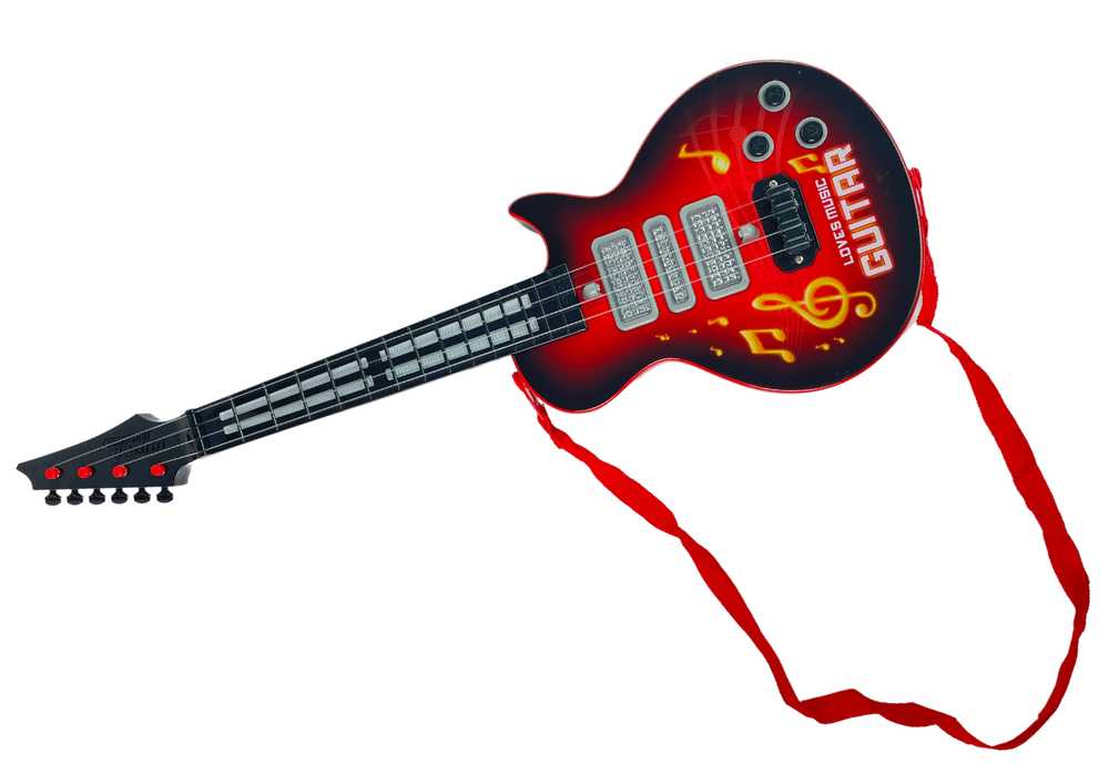 Vaikiška elektrinė gitara, raudona