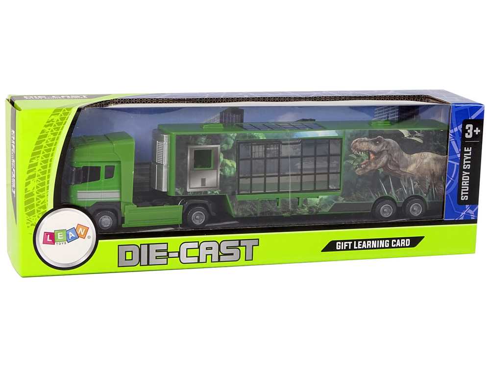 Didelis dinozaurų transporteris sunkvežimis 
