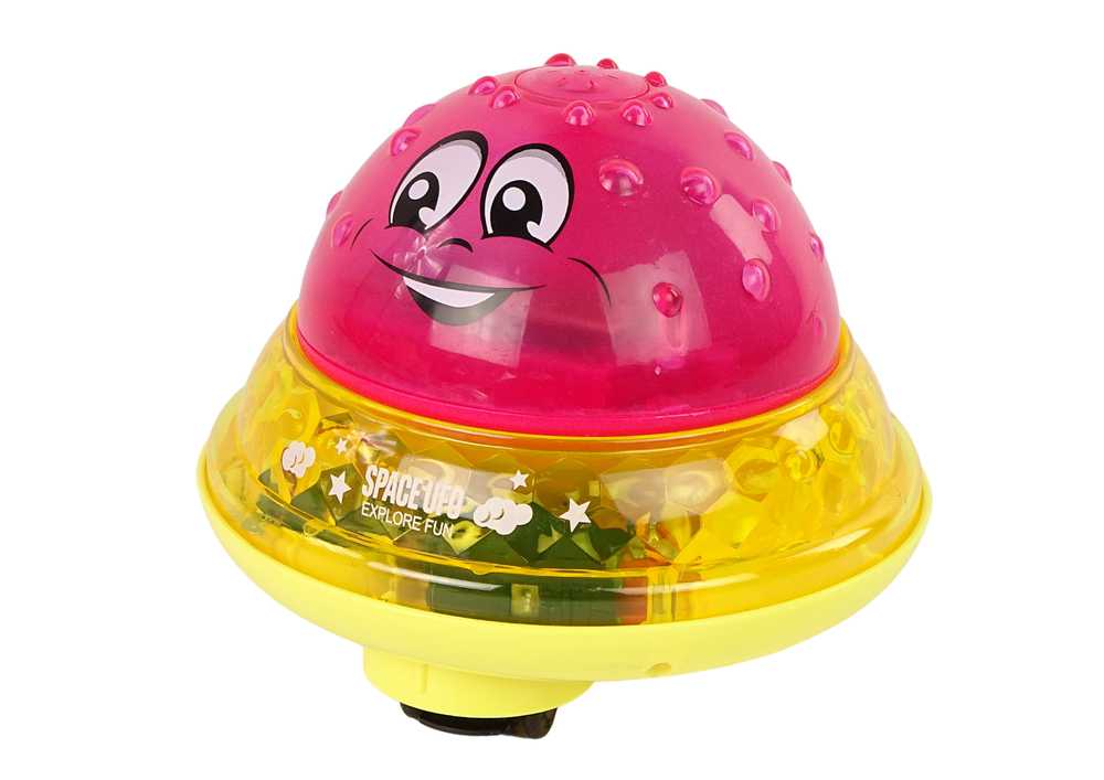 Vonios žaislas su garso ir šviesos efektais, rožinis