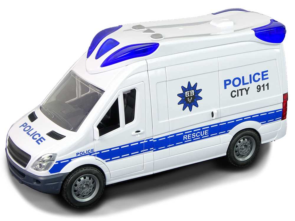 Interaktyvus policijos automobilis