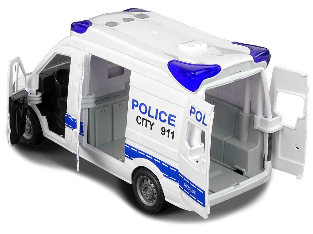 Interaktyvus policijos automobilis