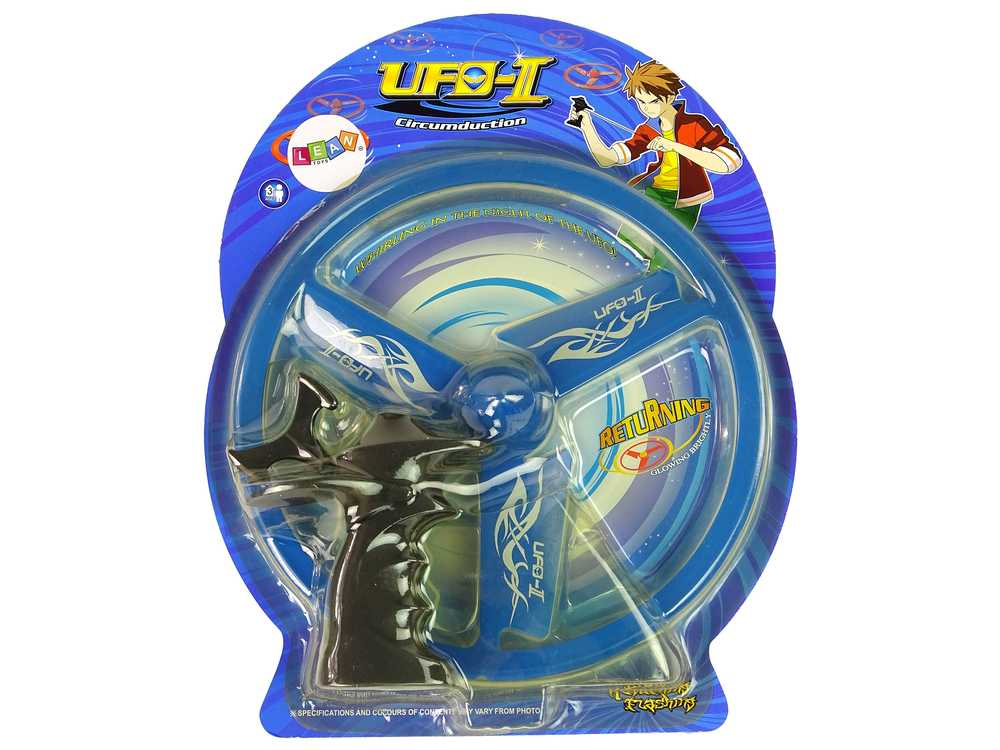Skraidantis diskas Ufo Launcher, mėlynas