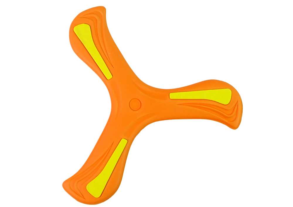 Putplasčio bumerangas, oranžinis