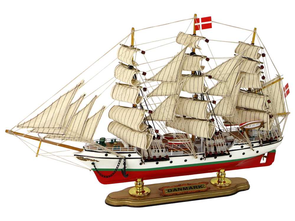 Medinis laivas - burlaivis Danmark