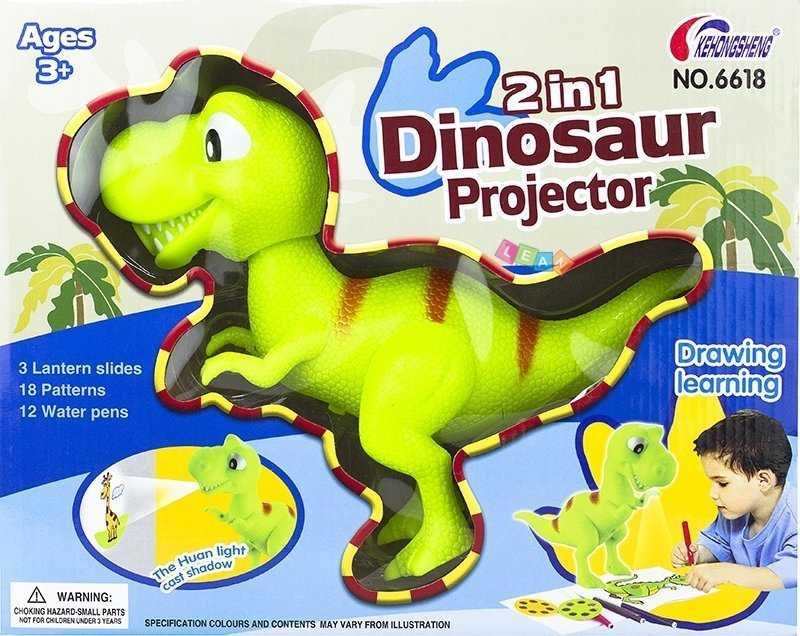 Piešimo projektorius Dinozauras