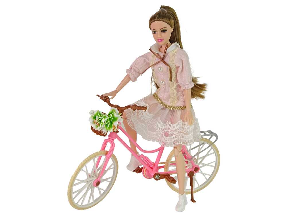 Emily lėlė su dviračiu