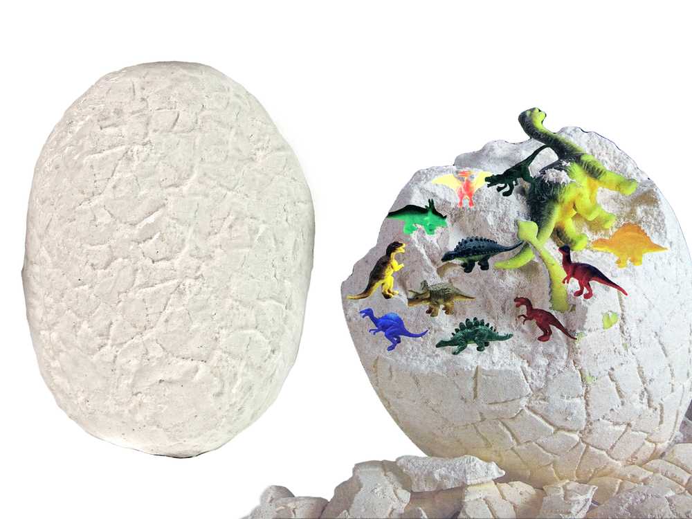 Archeologinių kasinėjimų rinkinys, dinozauro kiaušinis