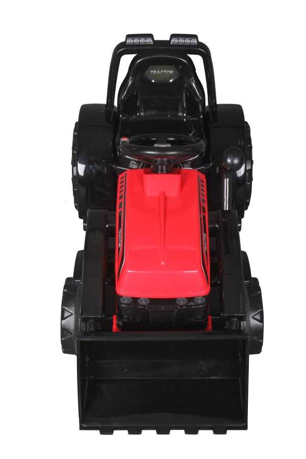 ZP1001B elektrinis traktoriukas, raudonas