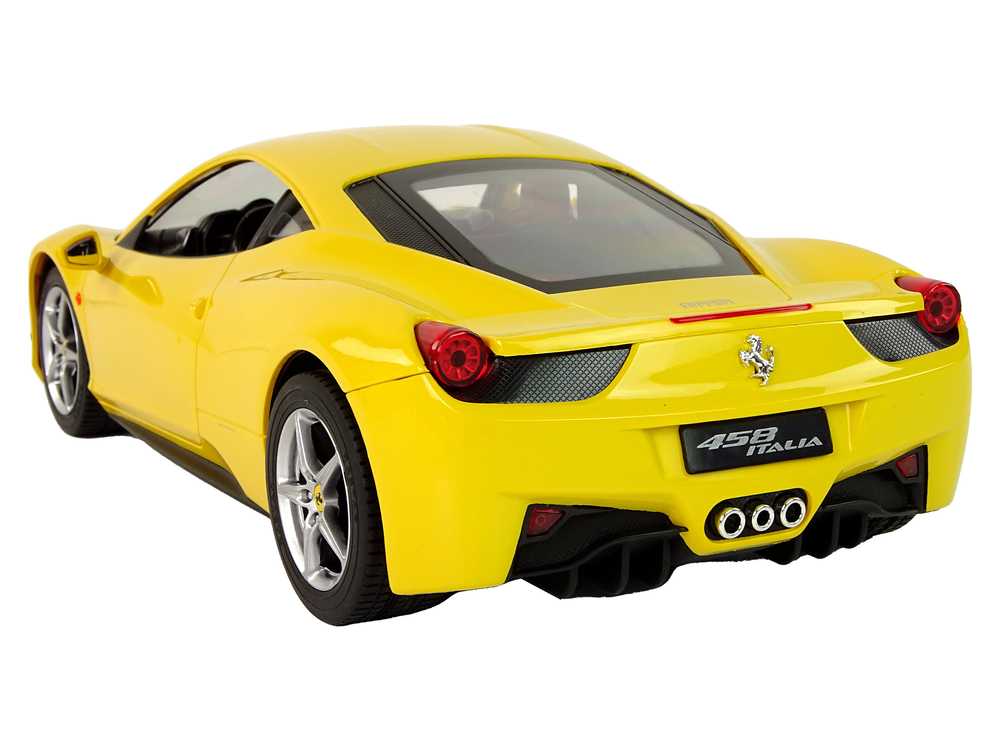 Nuotoliniu būdu valdomas automobilis Ferrari Italia , 1:14, geltonas