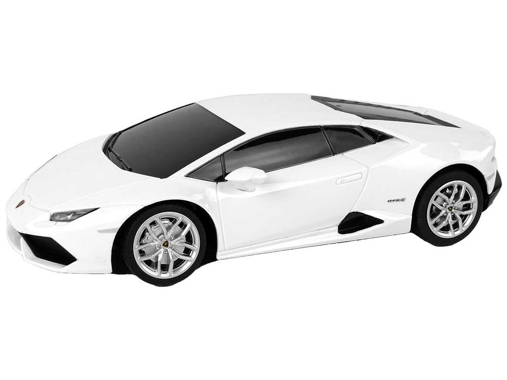 Nuotoliniu būdu valdomas automobilis Lamborghini Huracan, 1:24, baltas