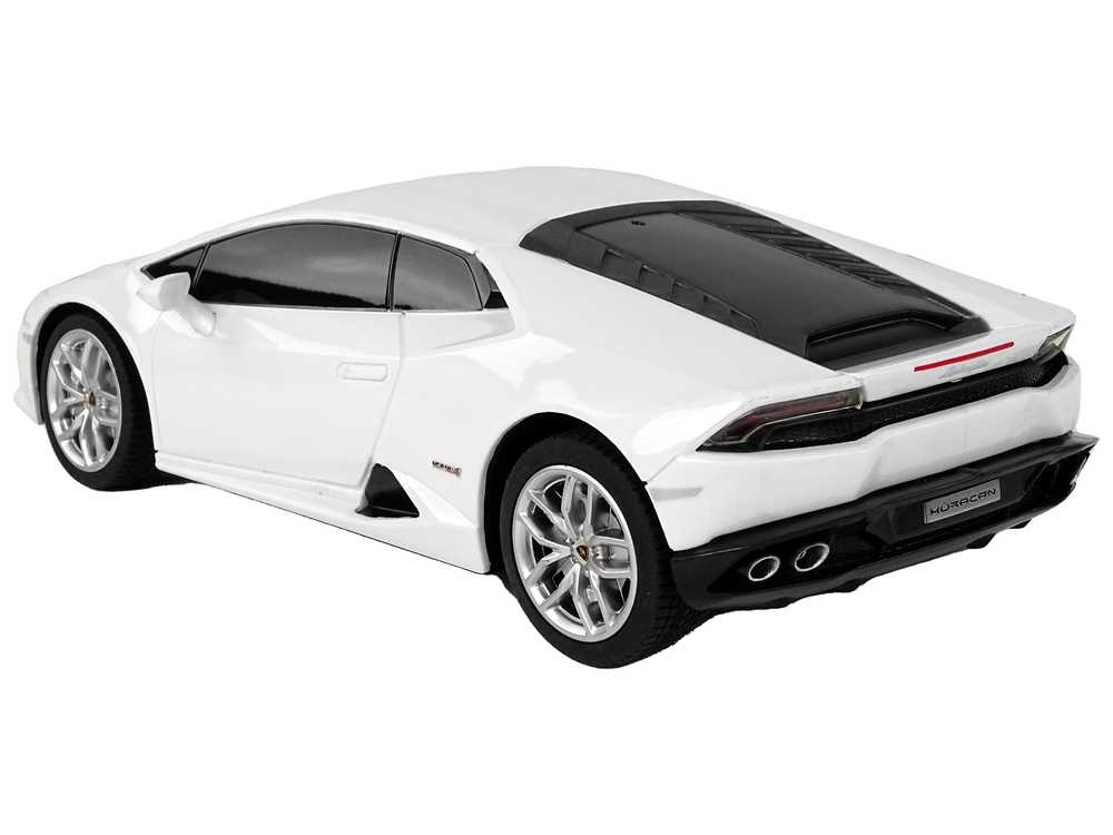 Nuotoliniu būdu valdomas automobilis Lamborghini Huracan, 1:24, baltas