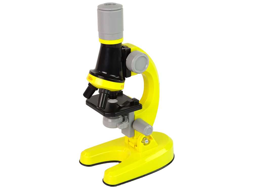 Vaikiškas mokomasis mikroskopas, geltonas