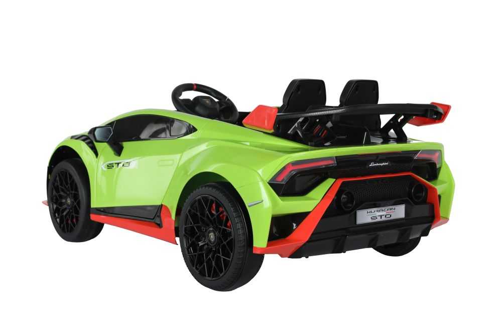 Lamborghini STO DRIFT vienvietis elektromobilis, žalias