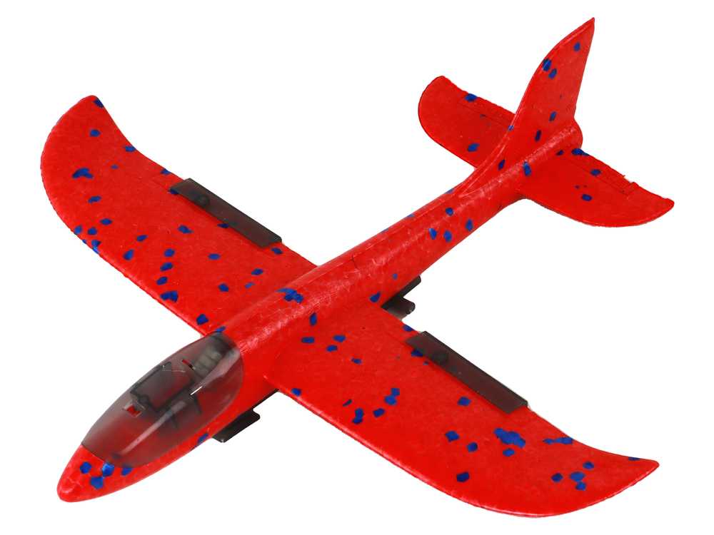 Muilo burbulai - lėktuvas, raudonas