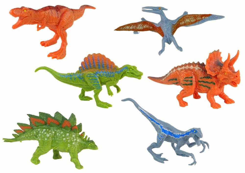 Transporto priemonių rinkinys su dinozaurais